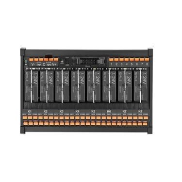 Imagem de Relay 16-Way Relay 16A 24VDC Spring-Loaded Terminals PLC Amplifier Board Pluggable Intermediate Relay 1Pcs(RT-GL08DCM)