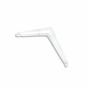 Imagem de Kit 2 Cantoneira Prateleira Aço Epóxi Branca 10x12" - Loth