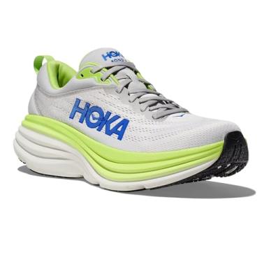Imagem de HOKA Tênis masculino Bondi 8, Poeira estelar/alface, 14 Wide