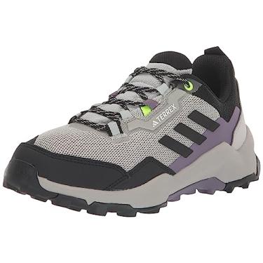 Imagem de adidas Tênis feminino Terrex Ax4 para caminhada, Wonder Silver/Preto/Cinza, 36