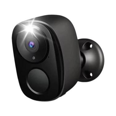 Imagem de Câmera Solar Sem Fio 5MP 2.4G WiFi Para Exterior Com Visão Noturna Col