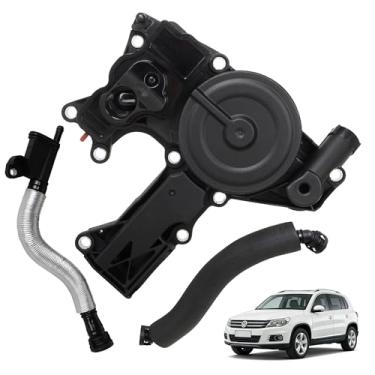 Imagem de Yongtoparts Kit de mangueira de respiro 06H103495AH do separador de óleo do cárter do motor da válvula PCV compatível com Audi A3 A4 A5 Q5 TT 2008-2015, Volkswagen Beetle CC Eos Jetta Tiguan substitui
