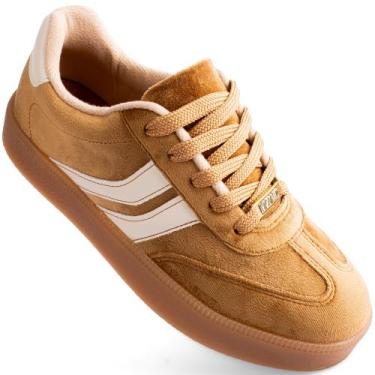 Imagem de Tenis Vizzano Feminino Casual Moda 1444.100, Marrom, 38