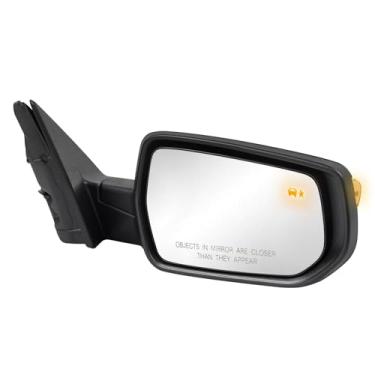 Imagem de Dexepe Conjunto de espelho lateral do passageiro compatível com Chevy Malibu 2016-2022 com monitor de ponto cego aquecido, seta, vidro de memória ajustável de energia preto substitui 84785586 84269681