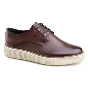 Imagem de Sapato Social Masculino Couro Confortável Rafarillo Frankfurt, 40, Mog