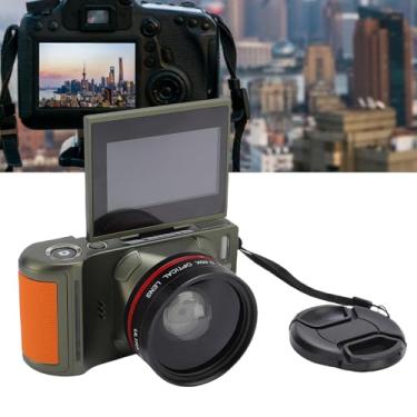 Imagem de Zopsc Câmera Digital 4K 64MP Com Tela Flip de 3 ", Zoom 18x, Foco Automático, Anti Shake, Wifi Fotografia Em Vlog de Vídeo Cames para Viagem, Detecção de Expressão Facial (Verde)
