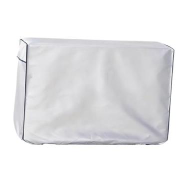 Imagem de WeiLaiKeQi Capa para ar condicionado prateada, multiuso, às intempéries, ideal para presentes. Feita em poliéster, protege do sol e é fácil, 86cm X 35cm X 60cm