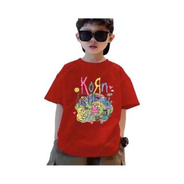 Imagem de Camiseta Infantil Unissex Retrô De Banda De Rock, Estilo Gótico Metal 