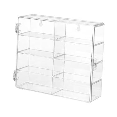 Imagem de menolana Vitrine para Expositor de Carrinhos de Brinquedo em Escala 1/64, Suporte para Exposição, com Tampa Protetora contra Poeira, Montável na Parede ou