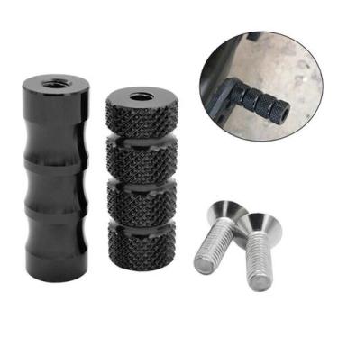 Imagem de Pedaleira De Alumínio Para Motocicleta Com Alavanca De Câmbio E Pedal 