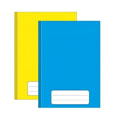 Imagem de Kit 2 Cadernos Grande Brochura Escolar Capa Dura 96 Folhas