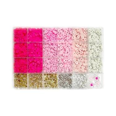 Imagem de Conjunto De Miçangas De Argila Polimérica Para Fazer Pulseiras E Colar