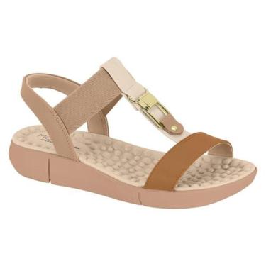 Imagem de Sandália Ortopédica Modare Conforto Esporão Fascite 7142139, Camel nud