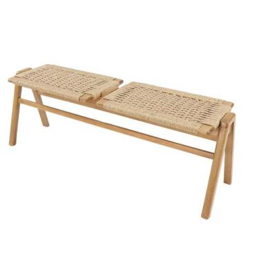 Imagem de Banco Barroco Nacional Móveis 130cm (Larg) Madeira Eucalipto Amêndoa A