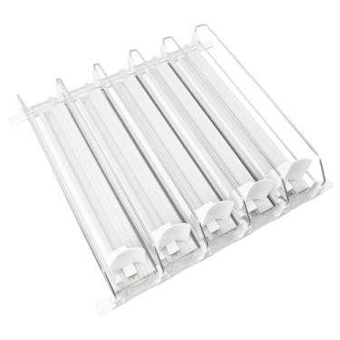 Imagem de YOUTHINK Distribuidor Automático de Lata de Refrigerante, Divisórias Ajustáveis, Distribuição Suave, Mecanismo de Carga Fácil para Máquinas de Venda Automática e Refrigeradores de Garagem (Branco)