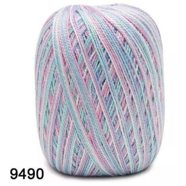 Imagem de Linha Anne 500 Mesclada Cor 9490 Carrossel para Crochê e Tricô - 500 M