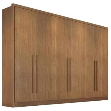 Imagem de Guarda Roupa Casal Livorno 6 Portas 8 Gavetas Cumaru 23  Novo Horizont