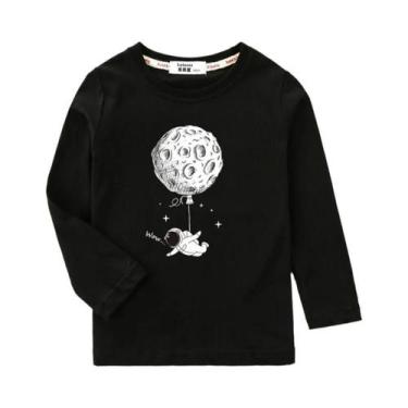 Imagem de Camiseta De Astronauta Para Meninos, Manga Comprida, Primavera, Outono
