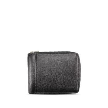 Imagem de Carteira Masculina Fasolo em Couro com Zíper H014 Preto-Masculino