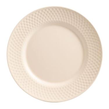 Imagem de Conjunto com 6 Pratos Raso Salmon Acetinado Ø29cm - Alleanza Cerâmica