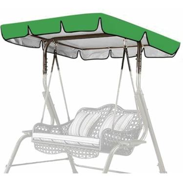 Imagem de Cobertura de substituição impermeável para balanço de pátio de 2/3 lugares, capa superior de substituição para rede de pátio