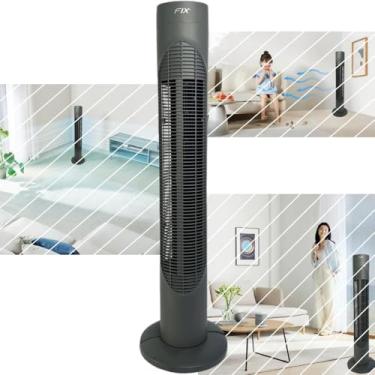 Imagem de Ventilador de Torre 127V, Circulador de Ar Silencioso e Compacto, 3 Velocidades Ajustáveis, 55W, Altura 86cm