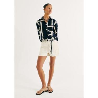 Imagem de Shorts Feminino Cintura Média Em Sarja-Feminino