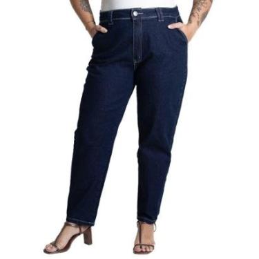 Imagem de Calça Jeans Sawary Plus Size Mom - 280931 - Azul 54-Feminino
