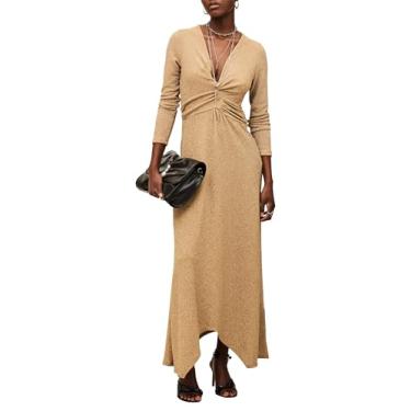 Imagem de ba&sh Vestido feminino Brady, Dourado, 34