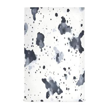 Imagem de xigua Conjunto de 1 panos de prato de cozinha com pontos de vaca, macios e altamente absorventes de secagem rápida para limpeza de pratos e limpeza manual, 71 x 45 cm