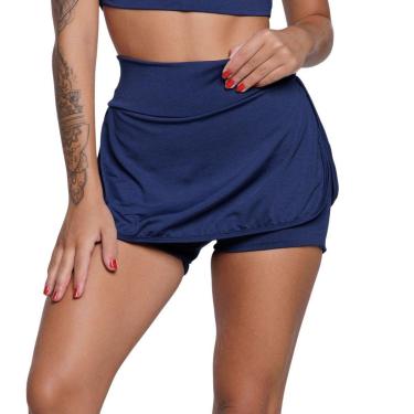 Imagem de Short Saia Curto Fitness Serra e Mar Modas Roupa Para Academia Treino Tapa Bumbum Moda Feminina-Feminino