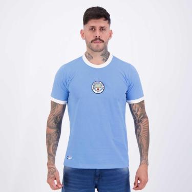Imagem de Camisa Manchester City Retrô 1972 Nº 10 Masculina-Masculino