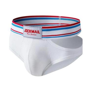 Imagem de Cuecas Masculinas Sexy U Convex Confortáveis Com Abertura Lateral, Cal