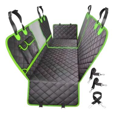 Imagem de Capa Protetora Carro Pet Impermeável, Antiderrapante, Resistente ao Desgaste, Grande Capacidade 4 em 1 capa de Banco Traseiro de Carro para Cachorro Cachorro Verde