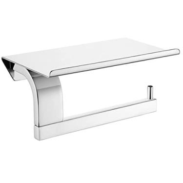 Imagem de Conjunto de acessórios de banheiro, toalheiro resistente prateleira barra anel suporte de parede, suporte cromado acessórios de banheiro (cor: gancho para casaco) (saboneteira)