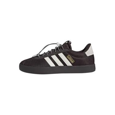 Imagem de adidas Tênis feminino VL Court 3.0, Aurora Café/Off Branco/Dourado Metálico, 34
