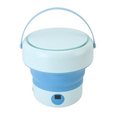 Imagem de AUNMAS Mini Máquina de Lavar Louça Portátil, 5l Dobrável Bancada Máquina de Lavar Louça Compacta Turbo Limpeza para Cozinha Dormitório Apartamento (Azul)