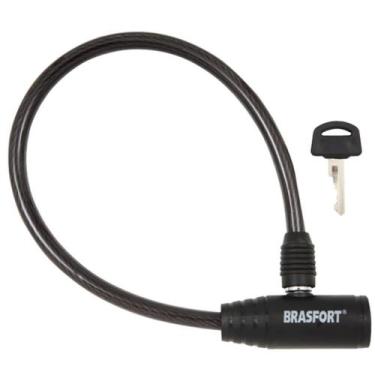 Imagem de Cadeado para Bicicleta com Chave 8mm x 60cm - 7016 - BRASFORT