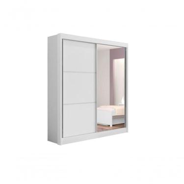 Imagem de Guarda Roupa Solteiro 2 Portas 3 Gavetas - Atenas-branco - Móveis D'doro