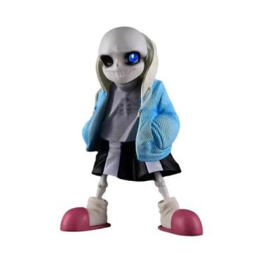 Imagem de Figura De PVC Do sans De Undertale De 16cm, Estátua De Anime Com Olhos