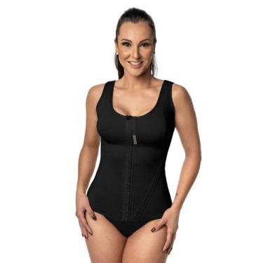 Imagem de Cinta Modeladora Redutora Corpete 24 Barbatanas 5141 Mabella, Castanho