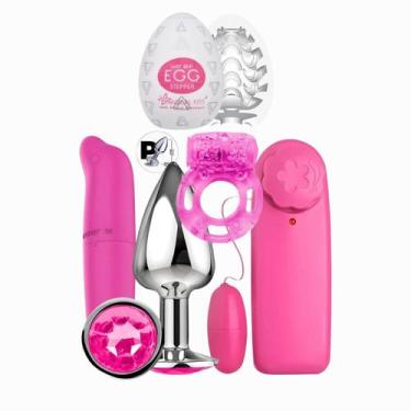 Imagem de Kit Vibrador Golfinho ponto G, Bullet Estimulador, Egg estimulador mas