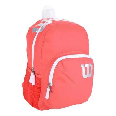 Imagem de Mochila Esportiva Resistente Costas Grande Original Wilson Coral