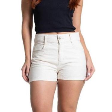 Imagem de Shorts Linho Sawary - 281952 - Areia 40-Feminino