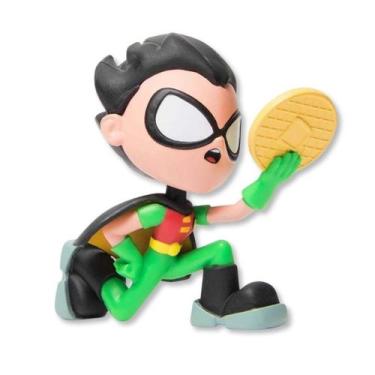 Imagem de Boneco 6cm com pecas robo hamburguer jovens titas - sunny -, ROBIN