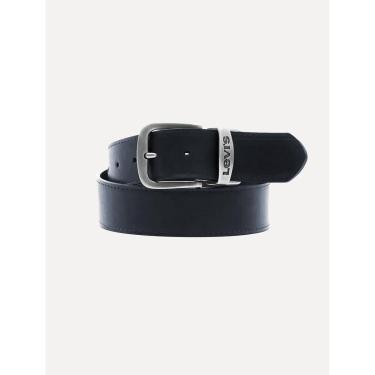 Imagem de Cinto Levis Masculino Couro Reversible Metal Preto/Marinho-Masculino
