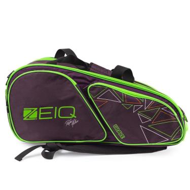 Imagem de Raqueteira Zeiq Brave Roxa e Verde-Unissex
