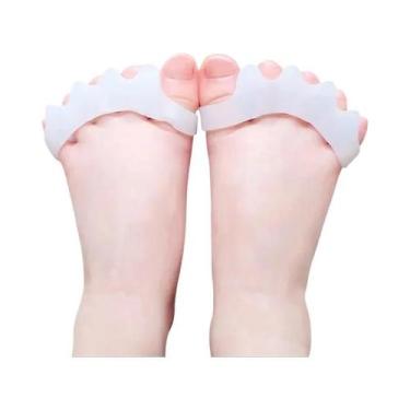 Imagem de Separadores De Dedos Em Gel Macio Para Joanetes, 2 Peças, Protetores E