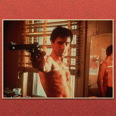 Imagem de Pôster do filme Taxi Driver, cena de Robert De Niro, 42x30cm, papel