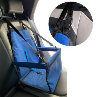 Imagem de Cadeirinha de transporte Pet Carro Cachorro/Gato Com Cinto Passeio/Via